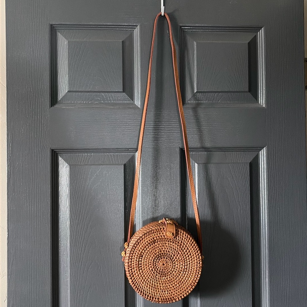 Urban Outfitters rattan crossbody